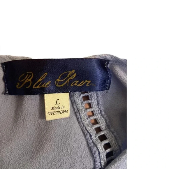 Blue Rain Light Blue Slip Dress, Large - Picture 5 of 10